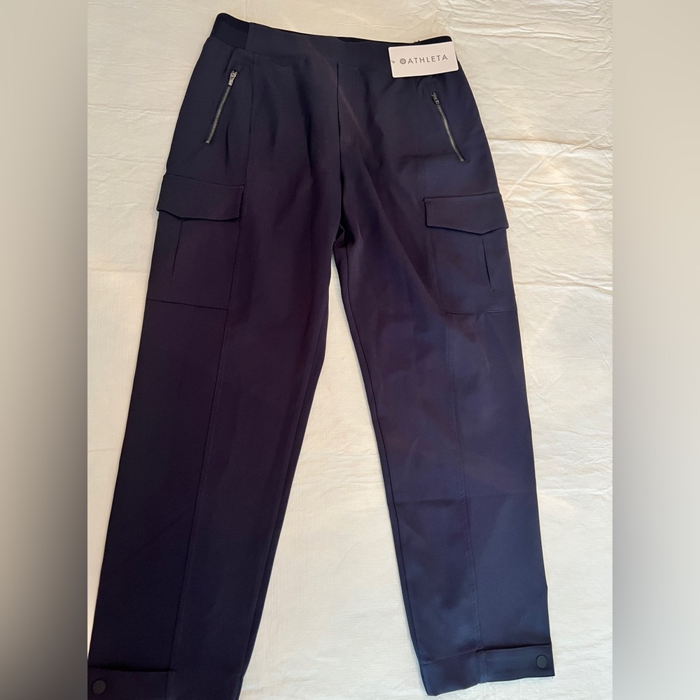Athleta Blue “Endless Cargo Pant” NWT